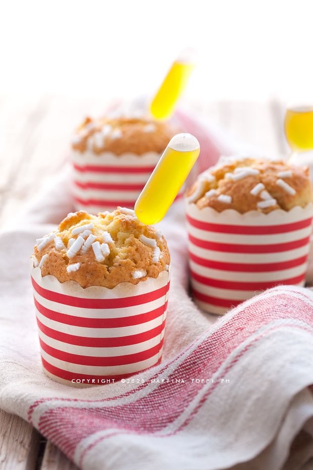 Muffin all'arancia con pipette al Cointreau - 🍩 Trattoria da Martina